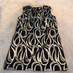 Milly of New York Black & Silver Party Dress- Sz 8